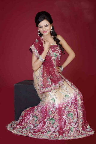 Light Pink Color Net Embroidery Lehenga Choli With Duppatta