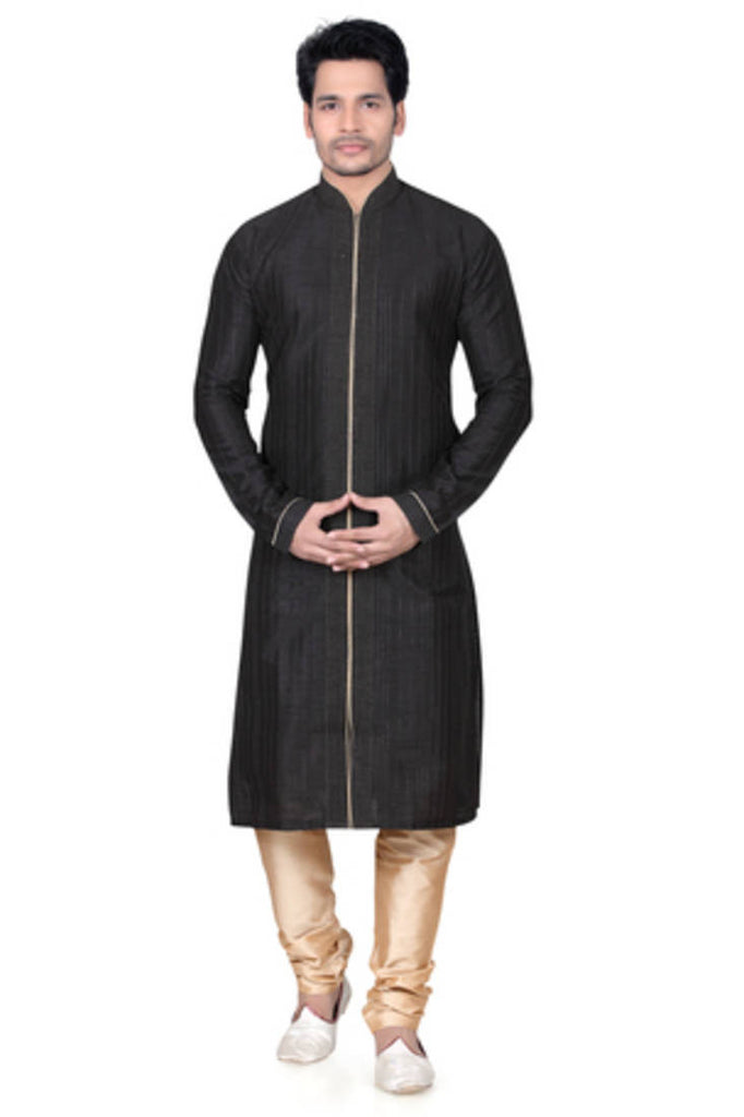 Black kurta pyjama sets