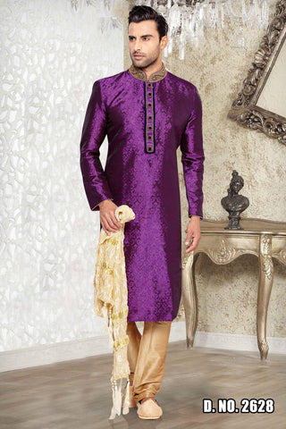 Marjenta Brocade Art Silk Kurta