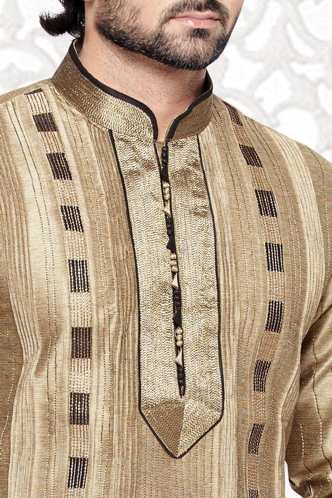 Tusser Art silk Kurta Pyjama