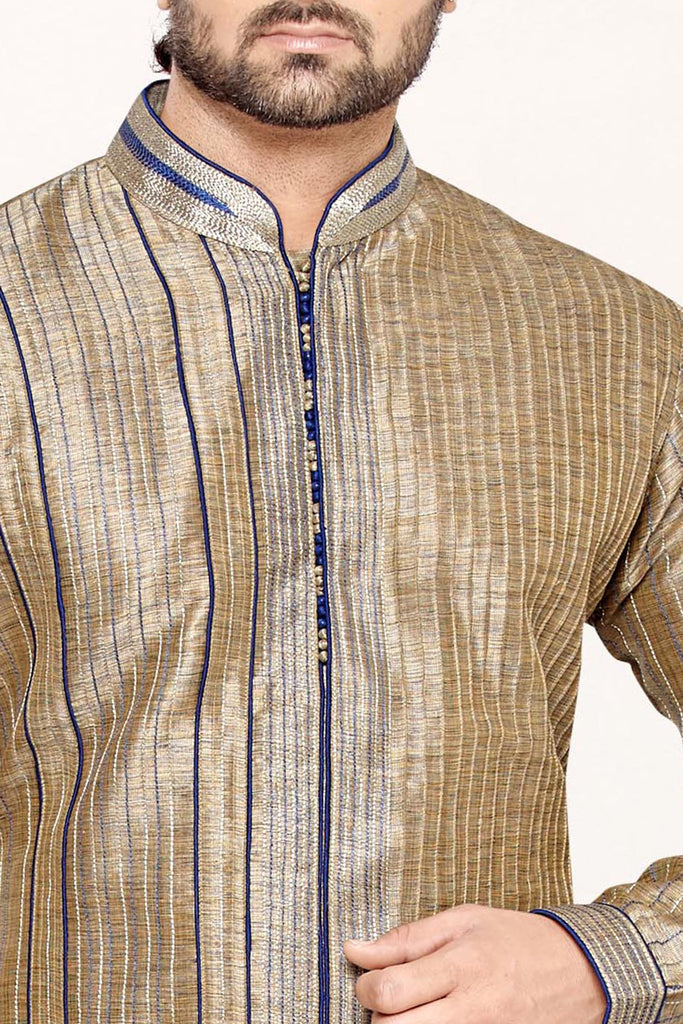 Tusser Art silk Kurta Pyjama