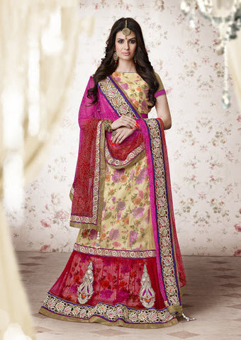 LOOK FABULOUS WITH THIS EYE CATCHING DESIGNER LEHENGA
