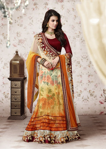 SPICE UP YOU  LOOK WITH THIS BEAUTIFUL LEHENGA