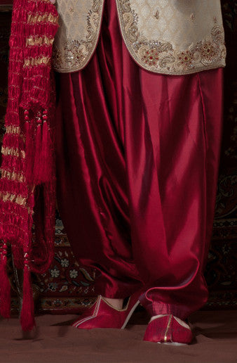 Gold Banarasi Silk Indowestern Sherwani