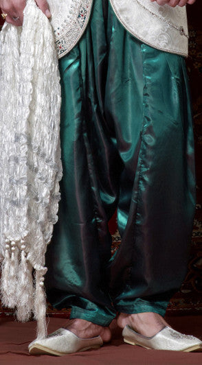 Off White Brocade Indowestern Sherwani