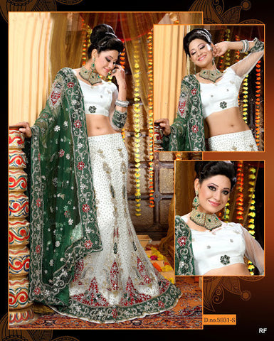 Chandla jall velvet patching with nakshi and  golden cutdana touching bridal lehanga - RAJSHRIFASHIONS