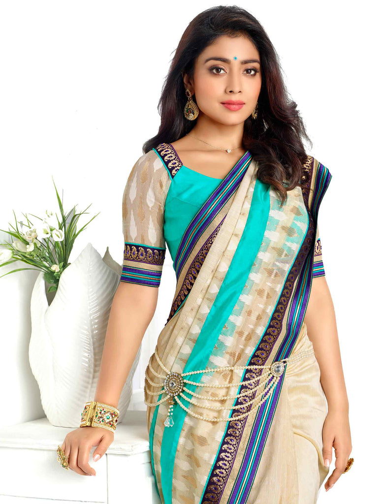 Vastreeni Renaissance of modernization gives us power to loak unbeatable yet Graceful  saptrangi saree